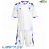 Camisa de time de futebol Aston Villa Replicas 3º Equipamento Infantil 2025-26 Manga Curta (+ Calças curtas)